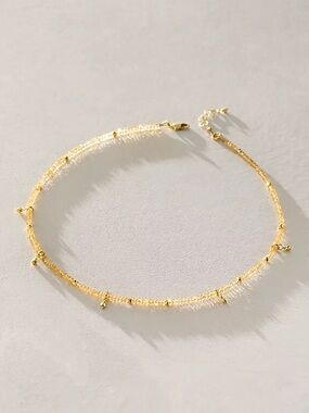 Free people x Robindira Semiprecious Stone Charm Choker